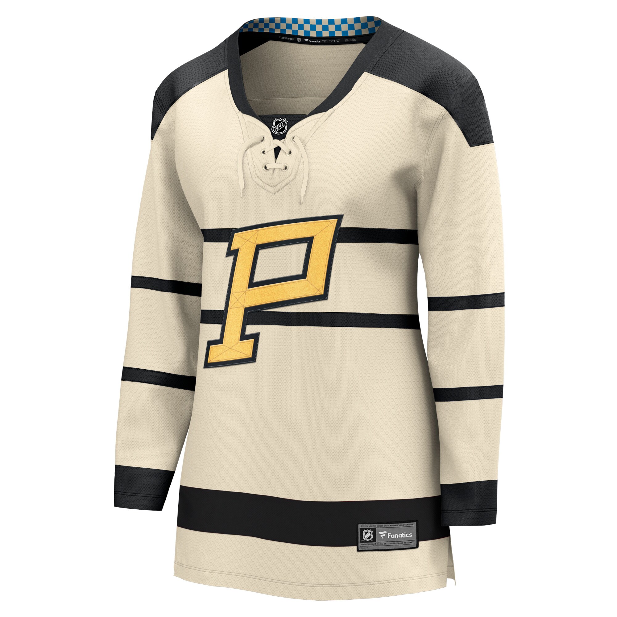 Pittsburgh Penguins Fanatics Women's 2023 Winter Classic Blank Jersey - Cream