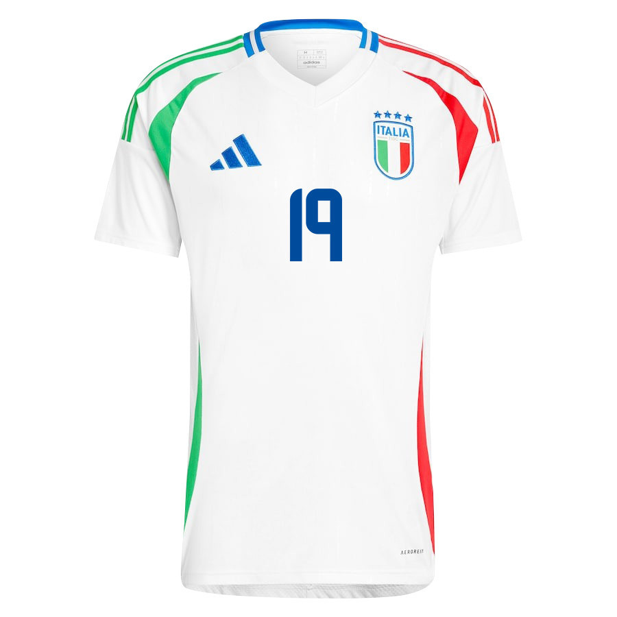Mateo Retegui 19 Italy National Team 2024/25 Away Men Jersey - White