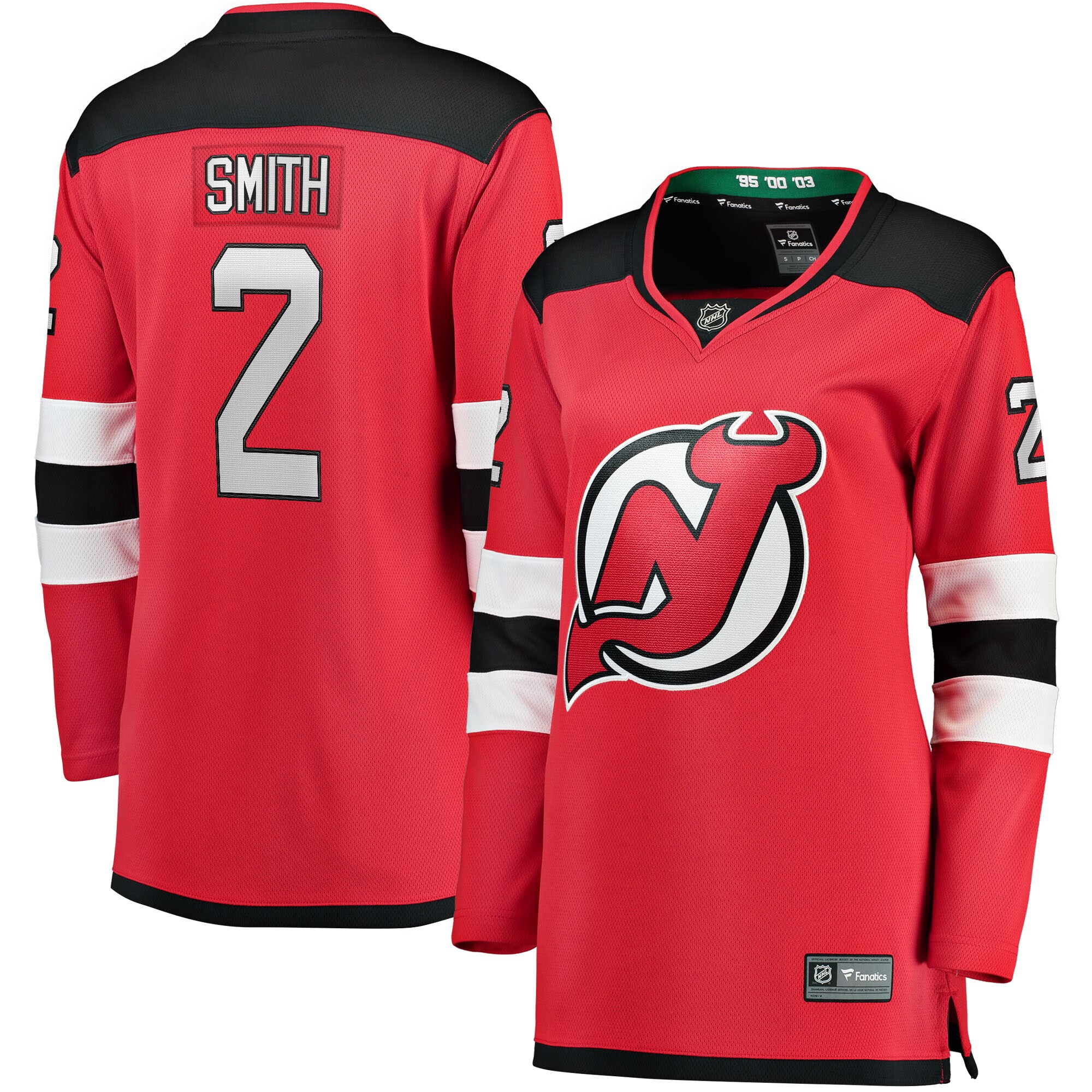 Brendan Smith New Jersey Devils Fanatics Women's Home Breakaway Player Jersey - Red