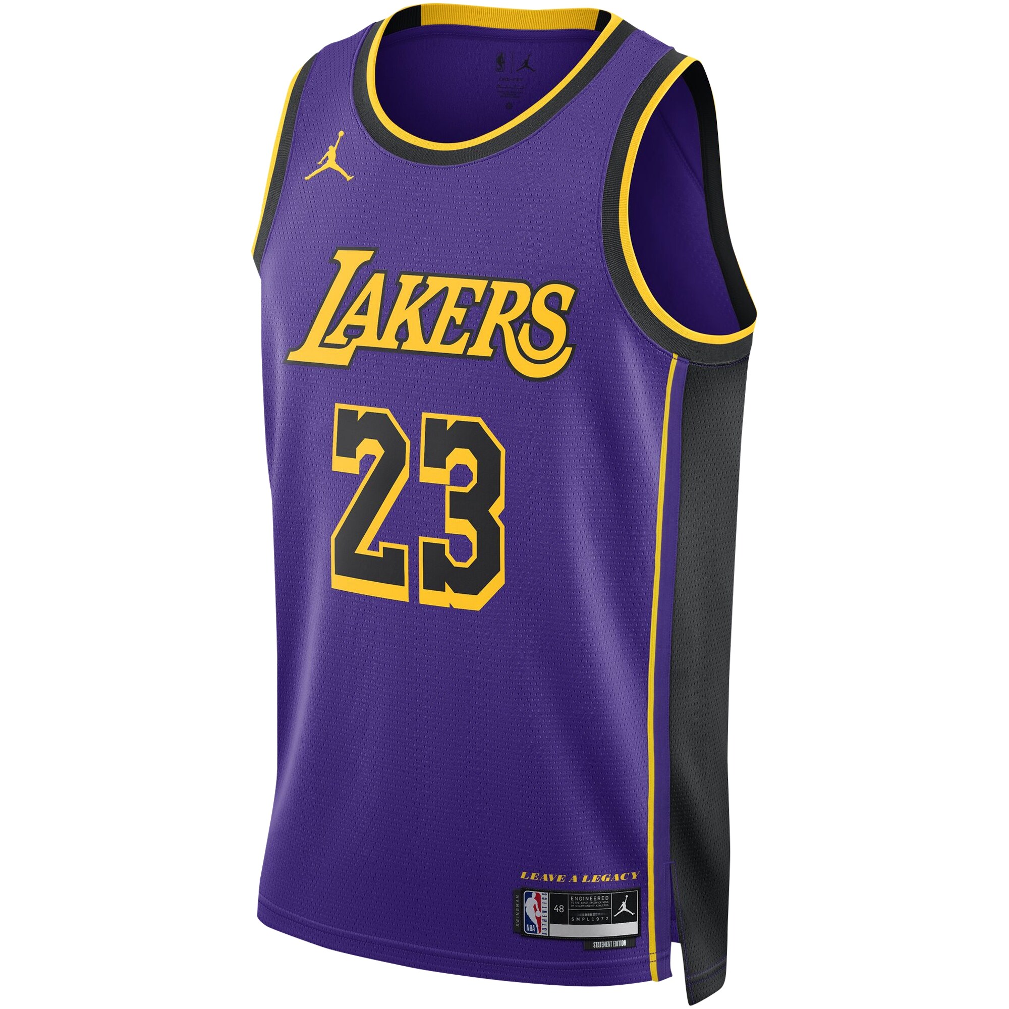 LeBron James Los Angeles Lakers Jordan Brand Unisex Swingman Jersey - Statement Edition - Purple
