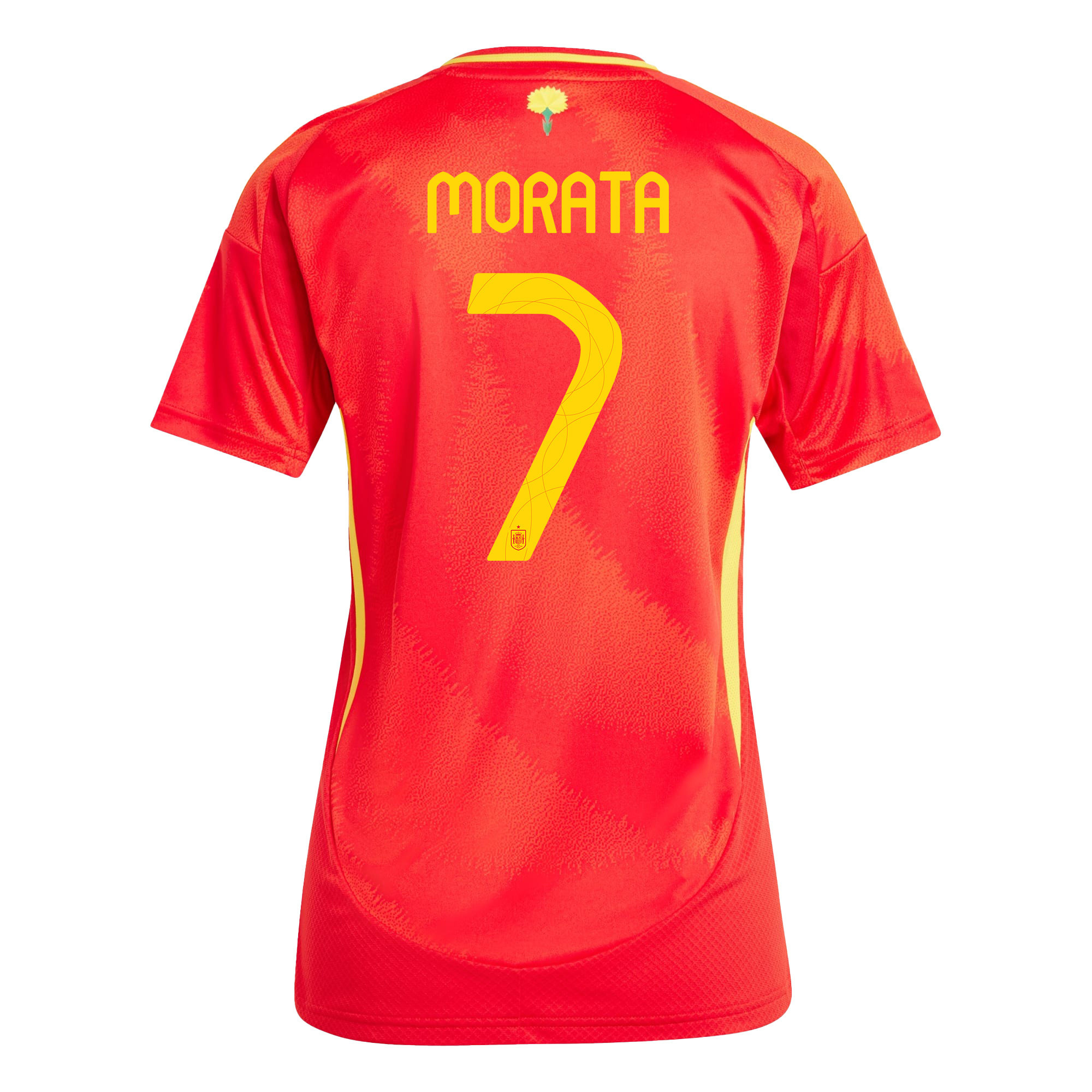 Álvaro Morata 7 Spain National Team 2024 Home WOMEN Jersey - Red