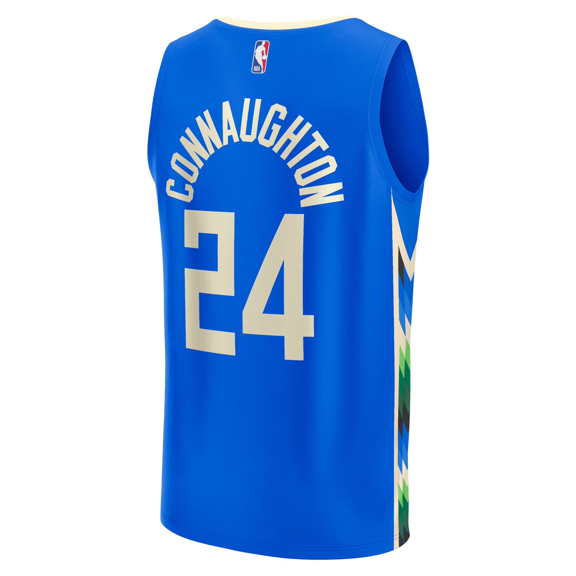 Pat Connaughton Milwaukee Bucks Fanatics Fastbreak Jersey - City Edition - Royal