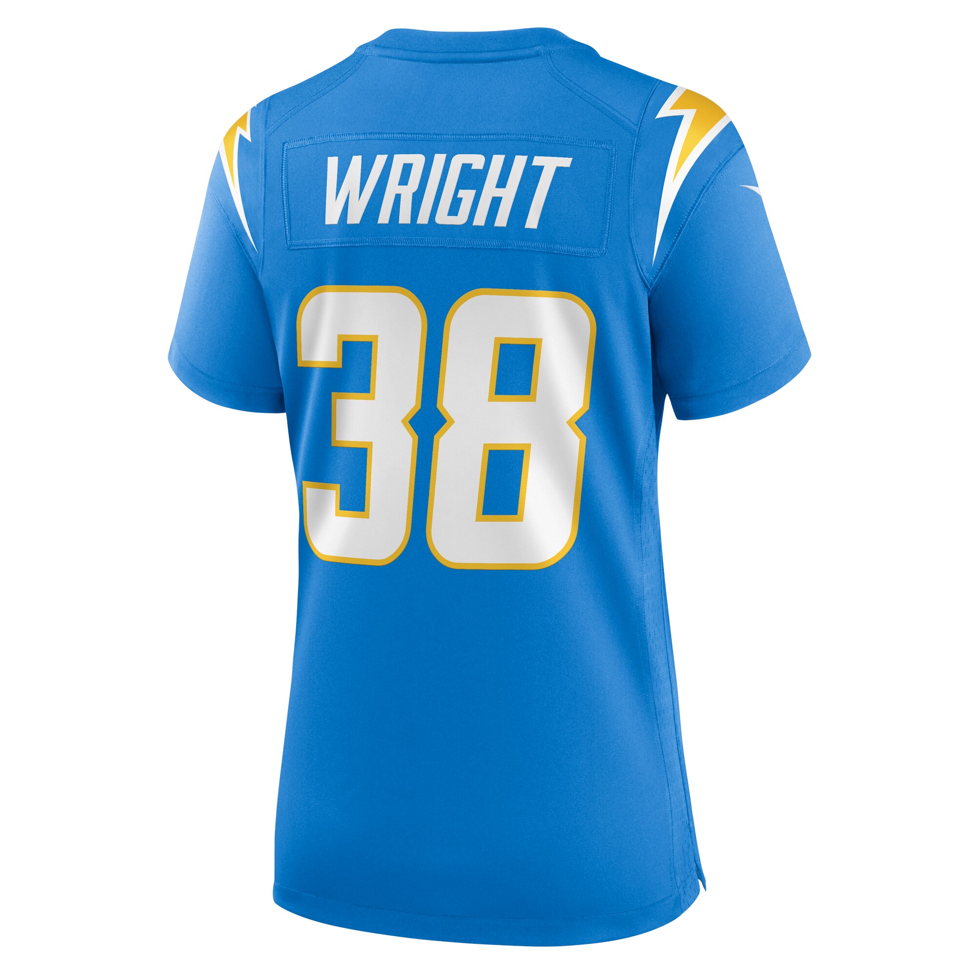 Milton Wright Los Angeles Chargers  Women's  Game Jersey - Powder Blue