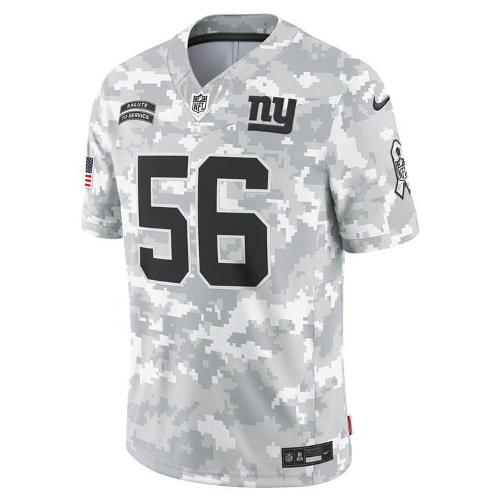 Lawrence Taylor New York Giants 2024 Salute to Service Retired Player Limited Jersey - Arctic Camo