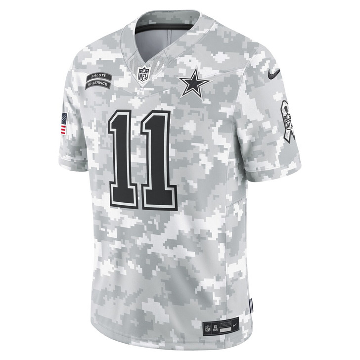 Micah Parsons Dallas Cowboys 2024 Salute to Service Limited Jersey - Arctic Camo