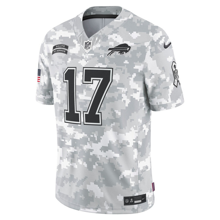 Josh Allen Buffalo Bills 2024 Salute to Service Limited Jersey - Arctic Camo