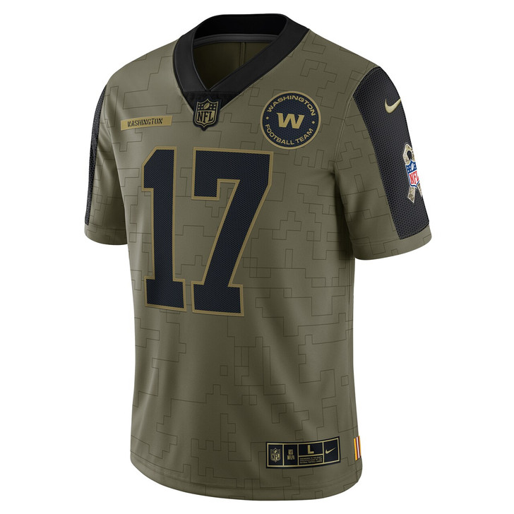 Terry McLaurin Washington Football Team Salute To Service Limited Player Jersey - Olive