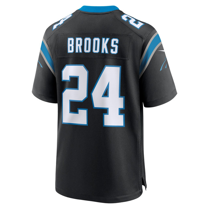 Jonathon Brooks Carolina Panthers 2024 Game Jersey - Black