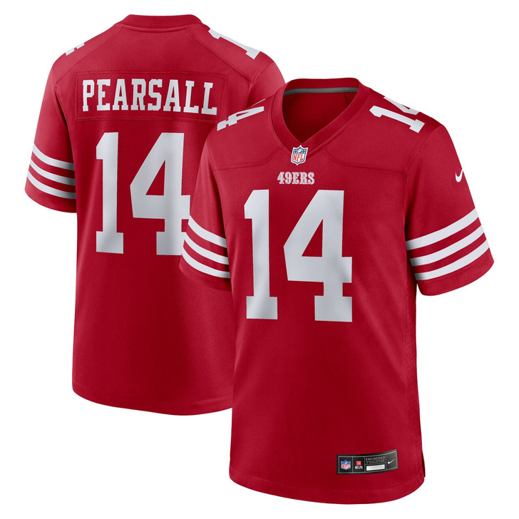 Ricky Pearsall San Francisco 49ers 2024 First Round Pick Player Game Jersey - Scarlet
