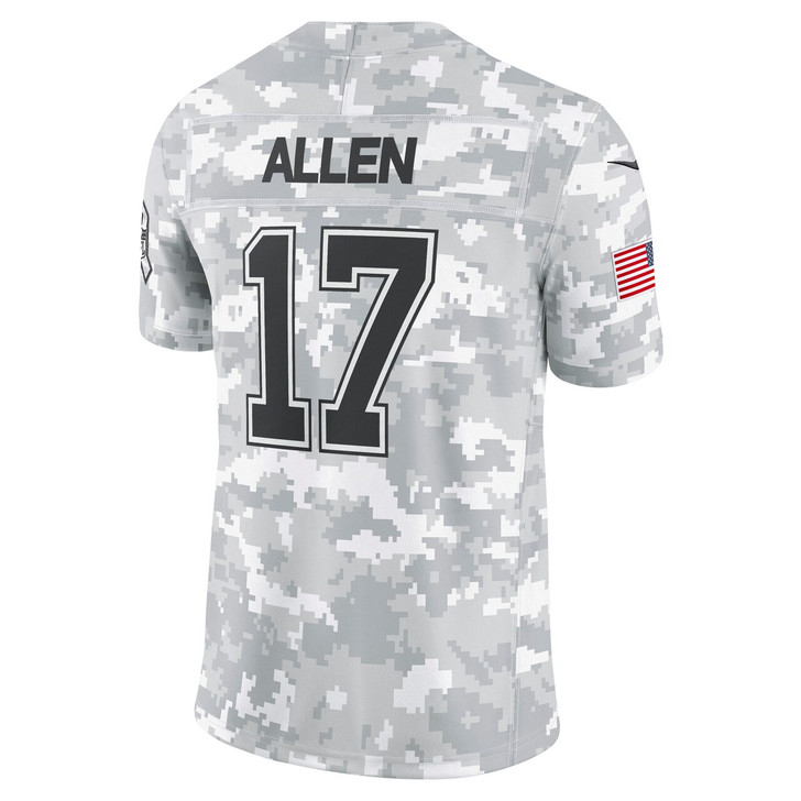 Josh Allen Buffalo Bills 2024 Salute to Service Limited Jersey - Arctic Camo