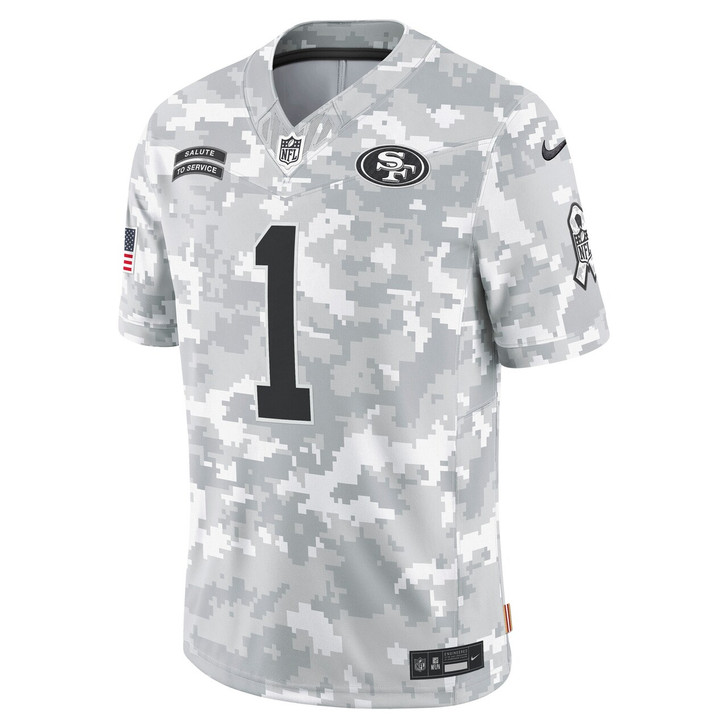 Deebo Samuel Sr San Francisco 49ers 2024 Salute to Service Limited Jersey - Arctic Camo