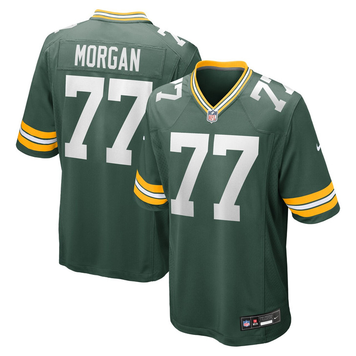 Jordan Morgan Green Bay Packers 2024 First Round Pick Player Game Jersey - Green