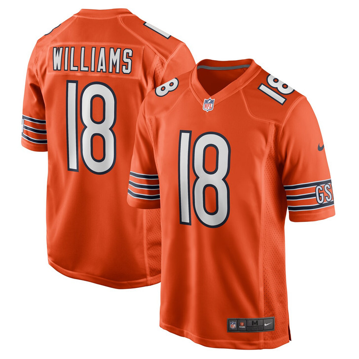 Caleb Williams Chicago Bears Alternate 2024 First Round Pick Player Game Jersey - Orange
