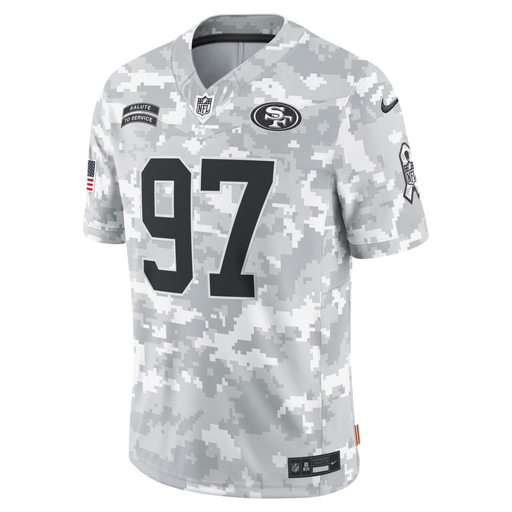 Nick Bosa San Francisco 49ers 2024 Salute to Service Limited Jersey - Arctic Camo