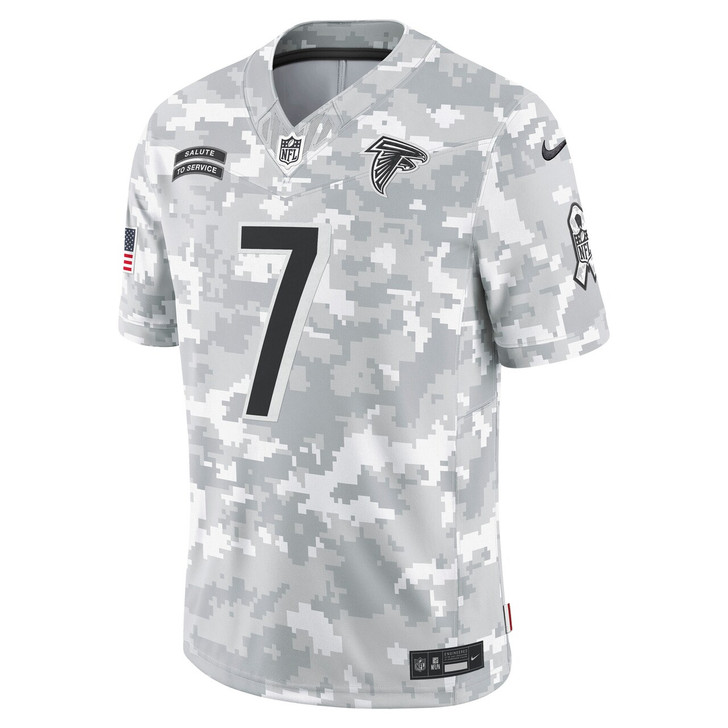 Bijan Robinson Atlanta Falcons 2024 Salute to Service Limited Jersey - Arctic Camo