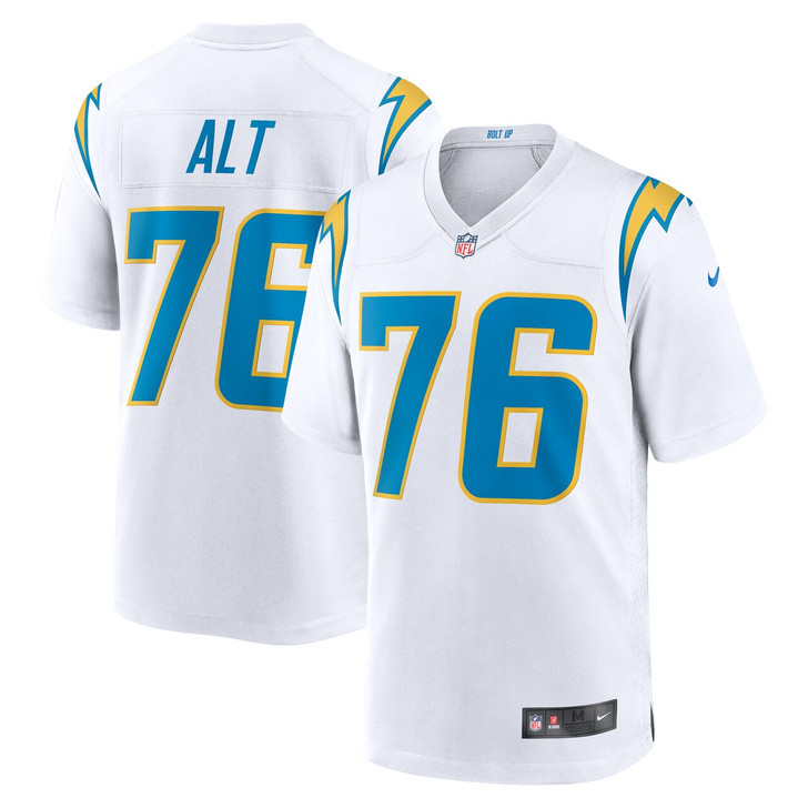 Joe Alt Los Angeles Chargers 2024 First Round Pick Player Game Jersey - White