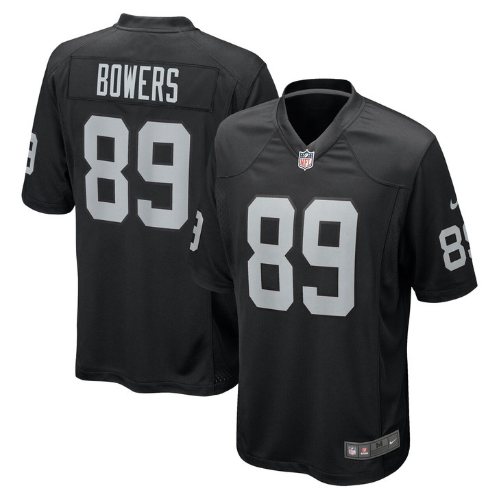 Brock Bowers Las Vegas Raiders 2024 First Round Pick Player Game Jersey - Black