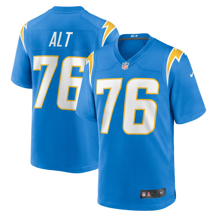 Joe Alt Los Angeles Chargers 2024 First Round Pick Player Game Jersey - Powder Blue