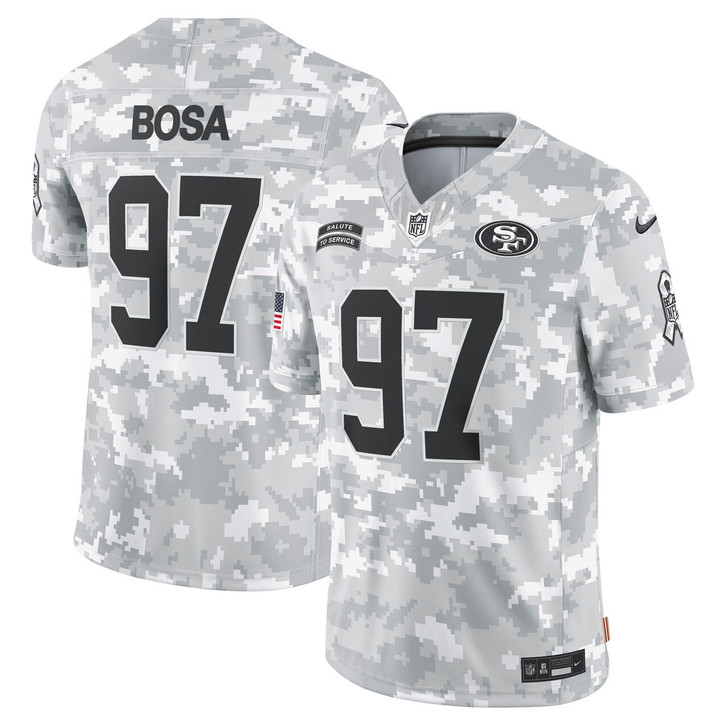 Nick Bosa San Francisco 49ers 2024 Salute to Service Limited Jersey - Arctic Camo