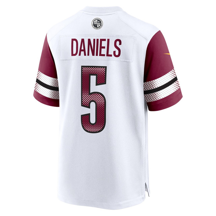 Jayden Daniels Washington Commanders 2024 First Round Pick Player Game Jersey - White