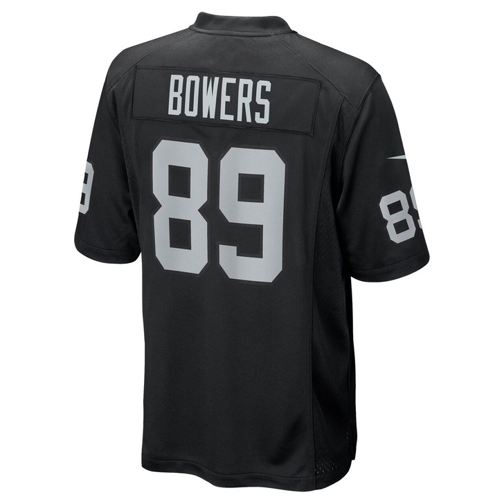 Brock Bowers Las Vegas Raiders 2024 First Round Pick Player Game Jersey - Black