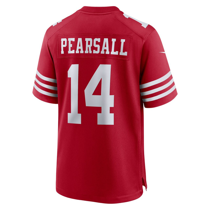 Ricky Pearsall San Francisco 49ers 2024 First Round Pick Player Game Jersey - Scarlet