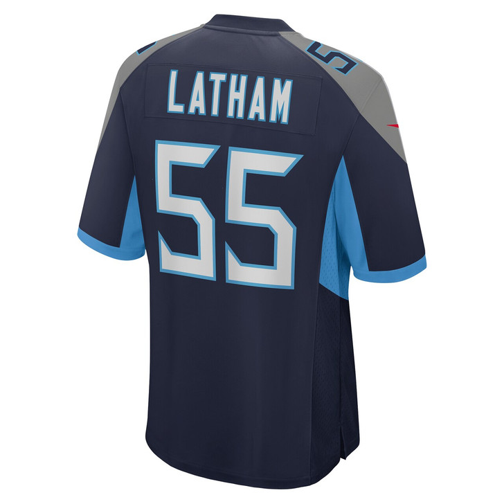 JC Latham Tennessee Titans 2024 First Round Pick Player Game Jersey - Navy