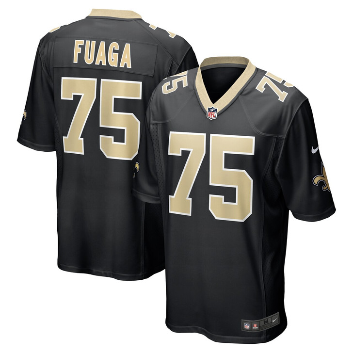 Taliese Fuaga New Orleans Saints 2024 First Round Pick Player Game Jersey - Black