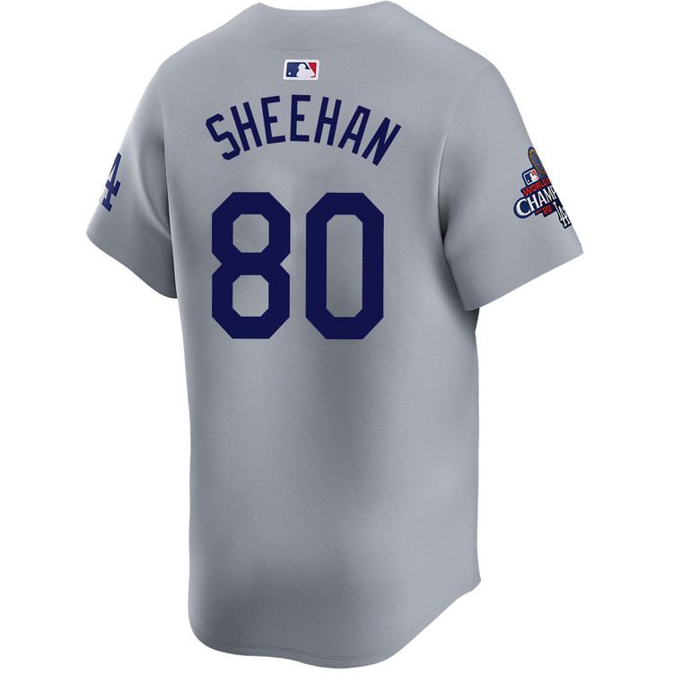 Emmet Sheehan Los Angeles Dodgers Alternate Road Limited World Series Champions Jersey