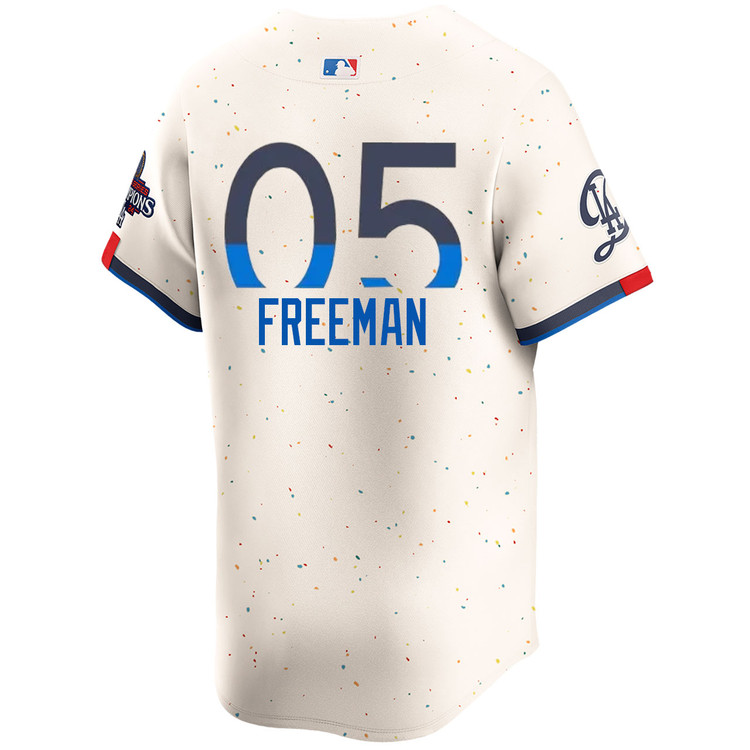 Freddie Freeman Los Angeles Dodgers City Connect Limited World Series Champions Jersey