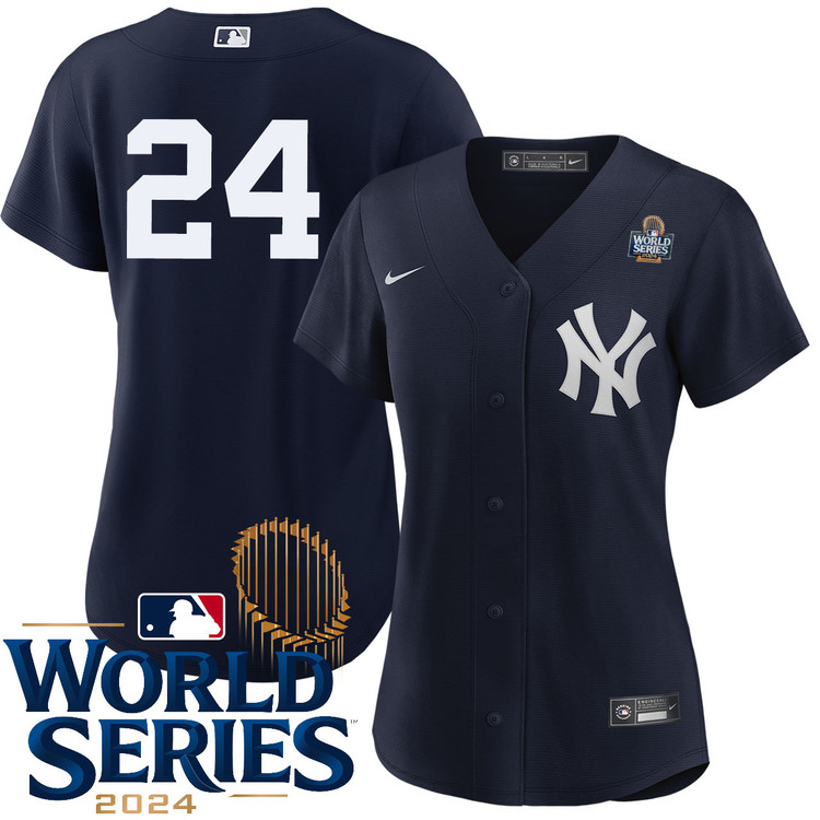 Alex Verdugo New York Yankees Women's Alternate Navy Player  World Series  Jersey