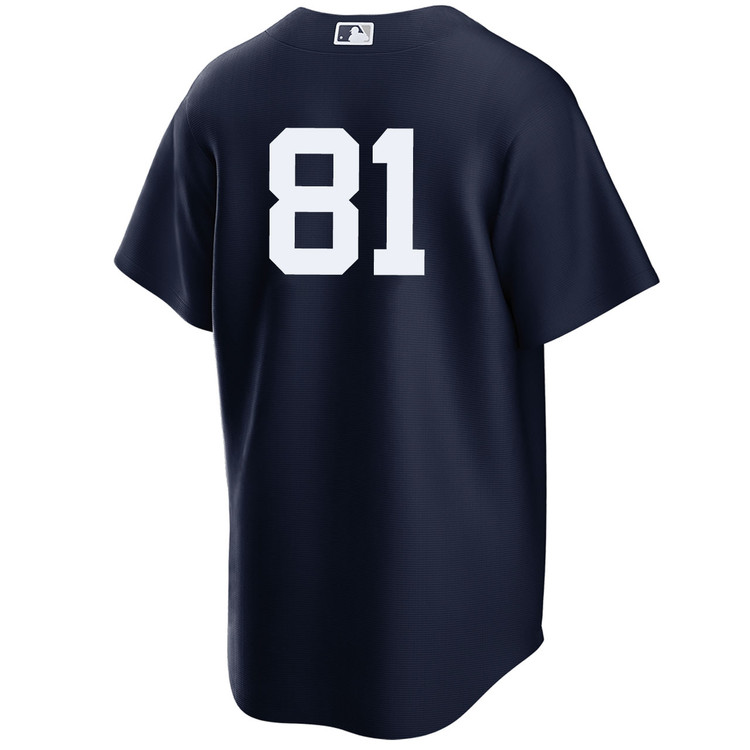 Luis Gil New York Yankees Alternate Navy Player World Series Jersey