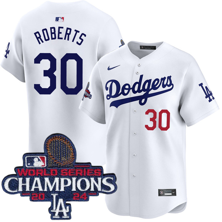 Dave Roberts Los Angeles Dodgers Home Limited World Series Champions Jersey