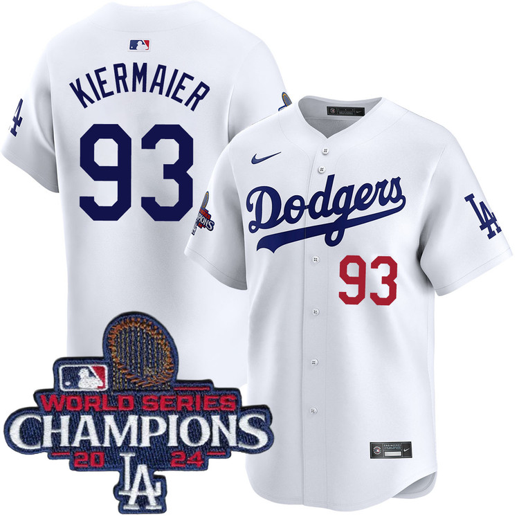 Kevin Kiermaier Los Angeles Dodgers Youth Home Limited World Series Champions Jersey
