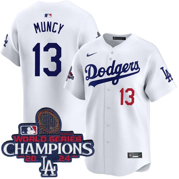 Max Muncy Los Angeles Dodgers Youth Home Limited World Series Champions Jersey