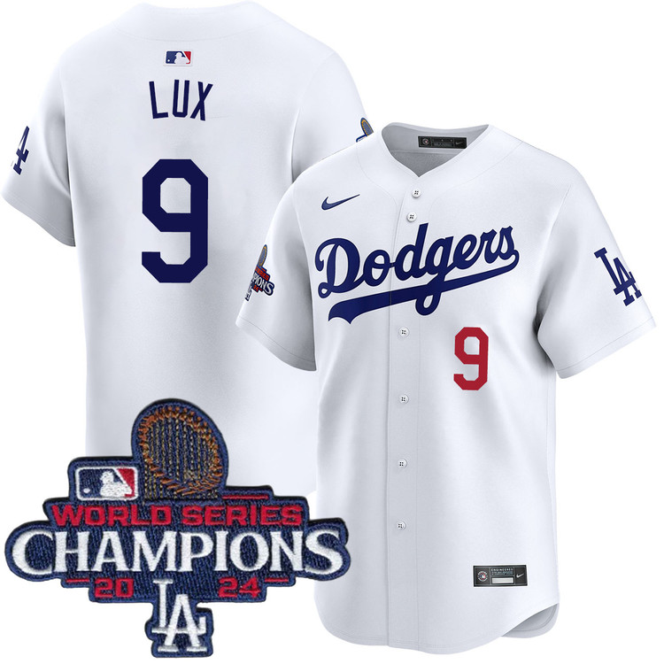 Gavin Lux Los Angeles Dodgers Home Limited World Series Champions Jersey