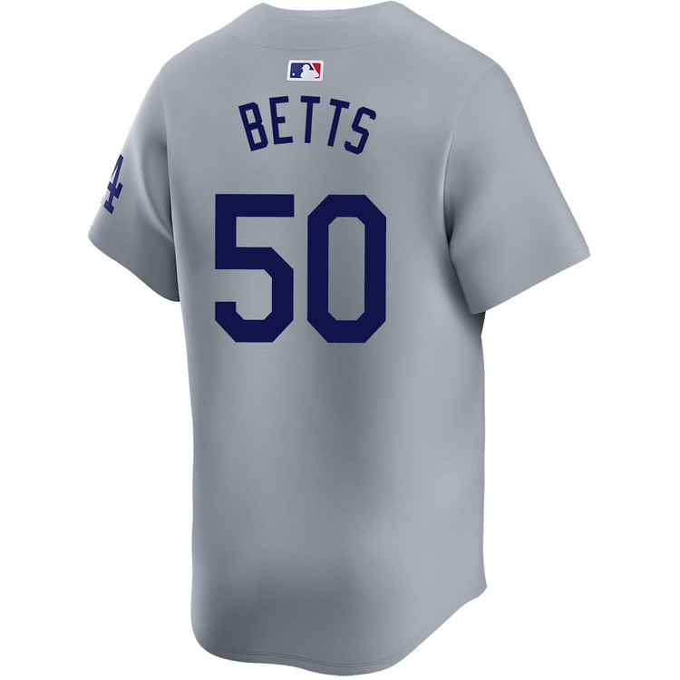 Mookie Betts Los Angeles Dodgers Alternate Road Limited World Series Jersey