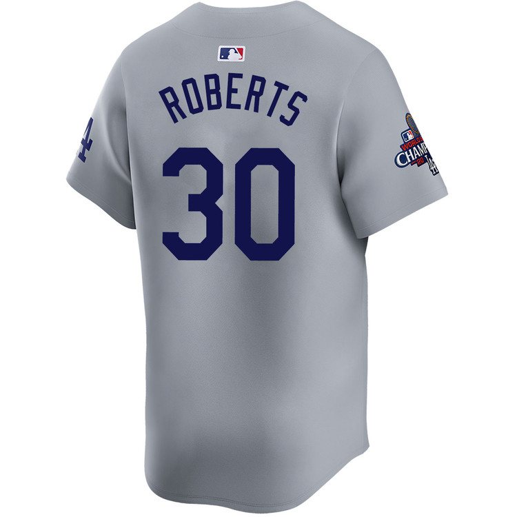 Dave Roberts Los Angeles Dodgers Alternate Road Limited World Series Champions Jersey