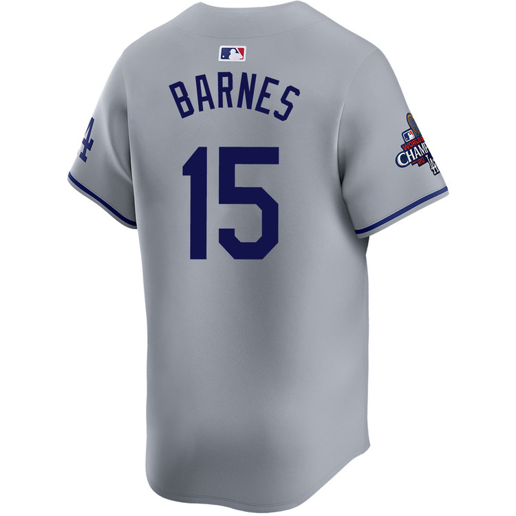 Austin Barnes Los Angeles Dodgers Road Limited World Series Champions Jersey