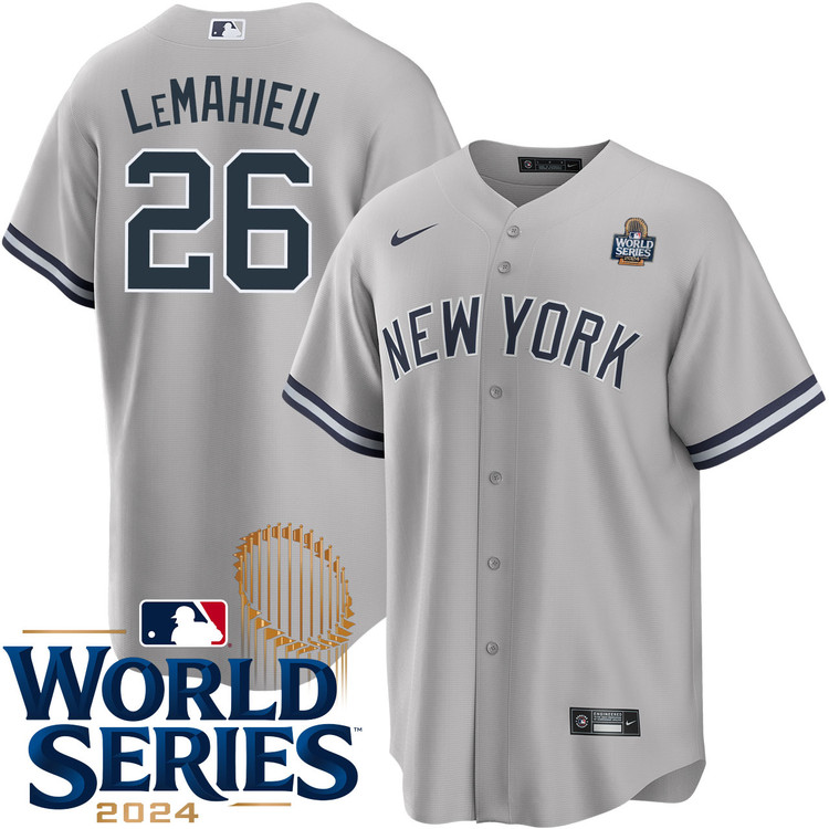DJ LeMahieu New York Yankees Road World Series Jersey