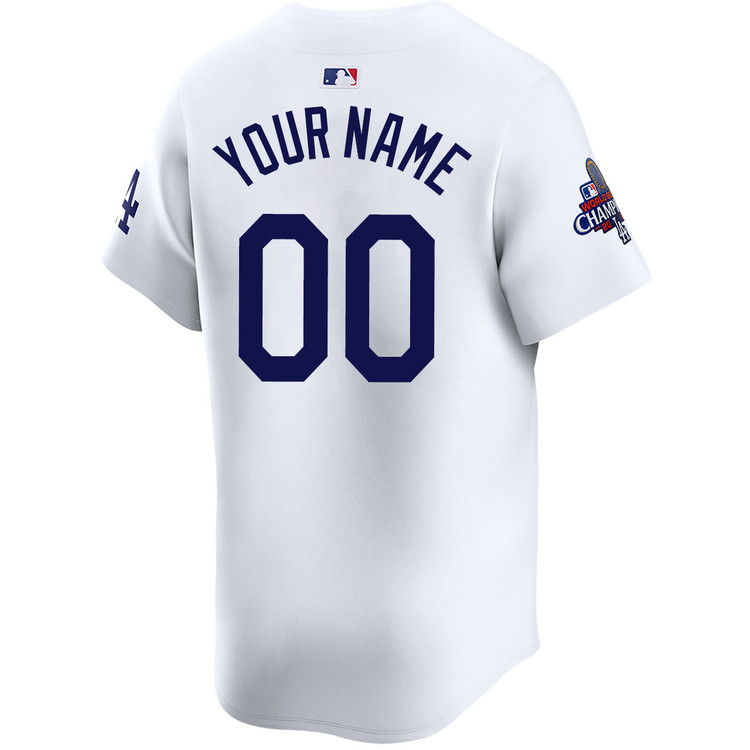 Los Angeles Dodgers Personalized Home Limited World Series Champions Jersey