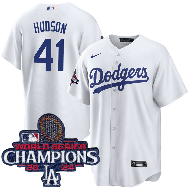 Daniel Hudson Los Angeles Dodgers Youth Home World Series Champions Jersey