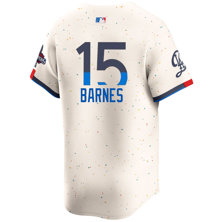Austin Barnes Los Angeles Dodgers City Connect Limited World Series Champions Jersey