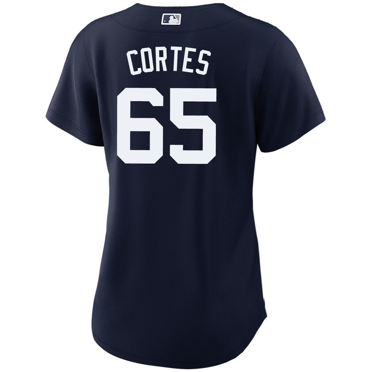 Nestor Cortes New York Yankees Women's Alternate Navy World Series Jersey