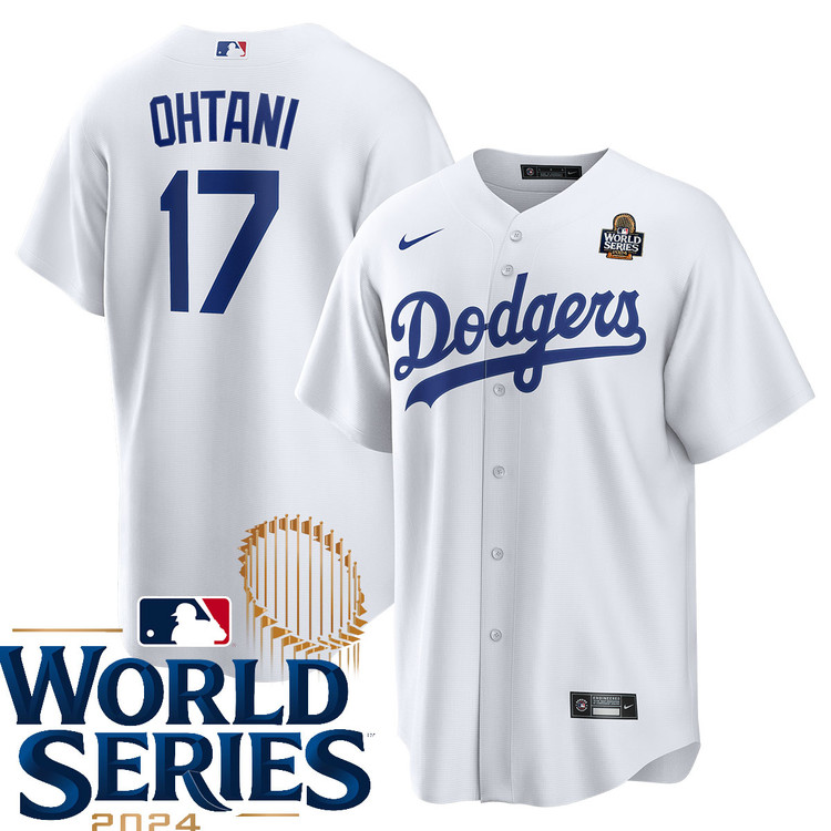 Shohei Ohtani Los Angeles Dodgers Home World Series Jersey