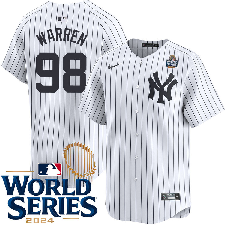 Will Warren New York Yankees Home Limited World Series Jersey