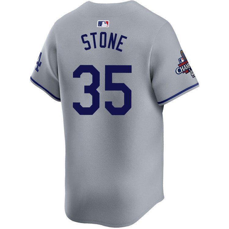 Gavin Stone Los Angeles Dodgers Road Limited World Series Champions Jersey