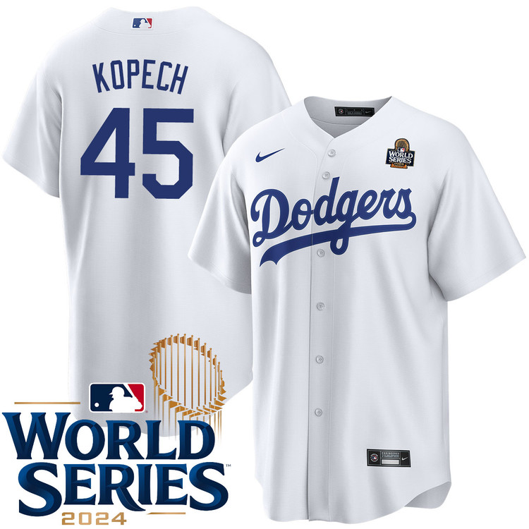 Michael Kopech Los Angeles Dodgers Youth Home World Series Jersey