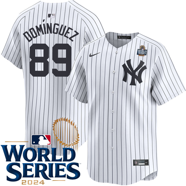 Jasson Dominguez New York Yankees Youth Home Limited World Series Jersey