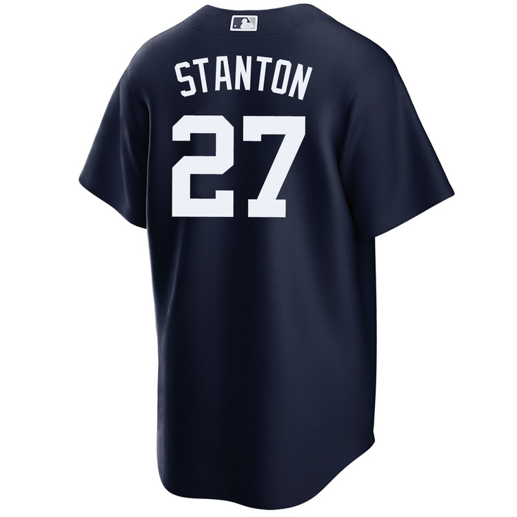 Giancarlo Stanton New York Yankees Alternate Navy World Series Jersey